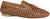 scarpe donna di tendenza mocassino con nappine forato in vera pelle intrecciata cuoio con tacco basso ermans m100-4 calzature artigianali online 100% made in italy con negozio a civitanova marche collezione moda spedizioni in tutta Italia pagamento alla consegna