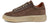 vista laterale scarpe uomo tendenza sneaker bassa casual elegante sportiva per cerimonia IPL 4190 in vera pelle camoscio nabuk marrone con suola nocciola molto leggera oversize calzature artigianali 100% made in italy negozio a civitanova marche collezione moda soletta morbida estraibile per plantare spedizioni in tutta italia pagamento alla consegna