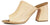 vista laterale interna Scarpe donna sandalo ciabatta con tacco alto largo di 9cm 90 molto comodo mng pierfrancesco vincenti 0947 acs calzature italiane calzature artigianali in vera pelle sabbia beige panna 100% made in italy scarpe con negozio a civitanova marche moda scarpe online pagamento alla consegna