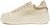 vista laterale interna scarpe donna sneaker bassa elegante sportiva crown alex sf catena in vera pelle greige beige panna con una catena dorata cucita sul tallone della scarpa pellame molto morbido suola beige in tinta molto leggera alta rialzata in eva oversize 100% made in italy scarpe con negozio a civitanova marche collezione moda soletta morbida estraibile per plantare calzature artigianali scarpe online pagamento alla consegna